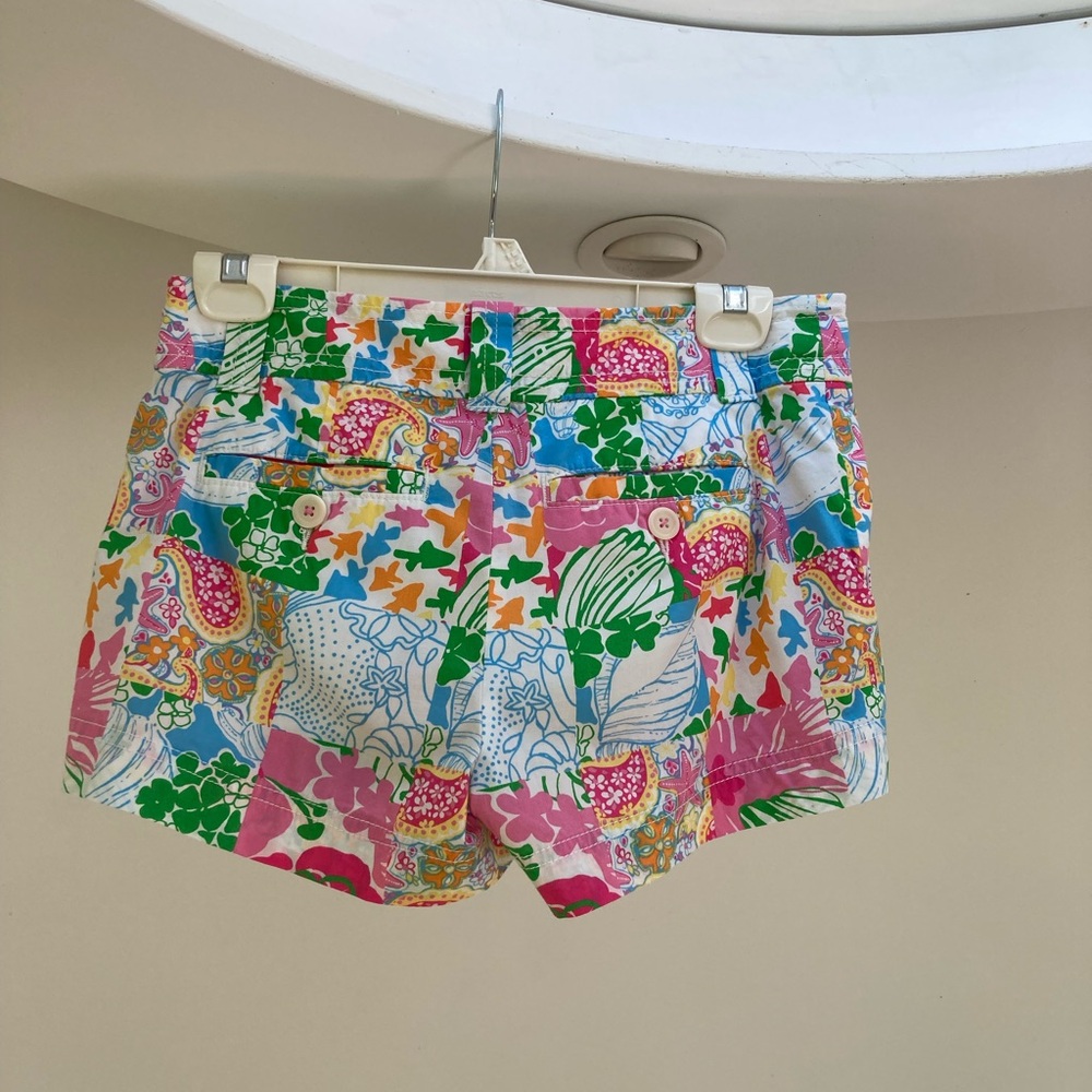 Lilly Pulitzer | Patchwork Pattern Shorts - image 4